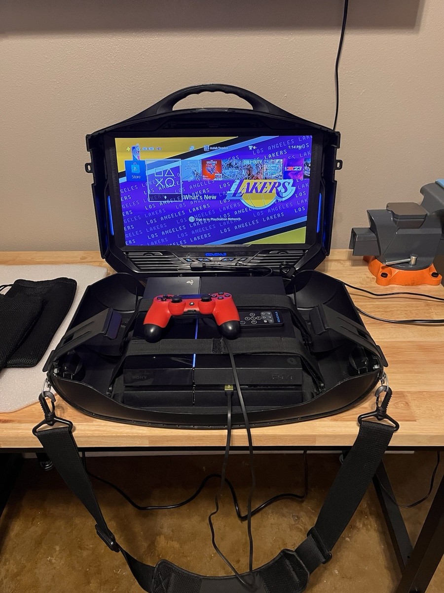 Playstation 4 System In A Gaems Portable 19” Minitor Case. | eBay
