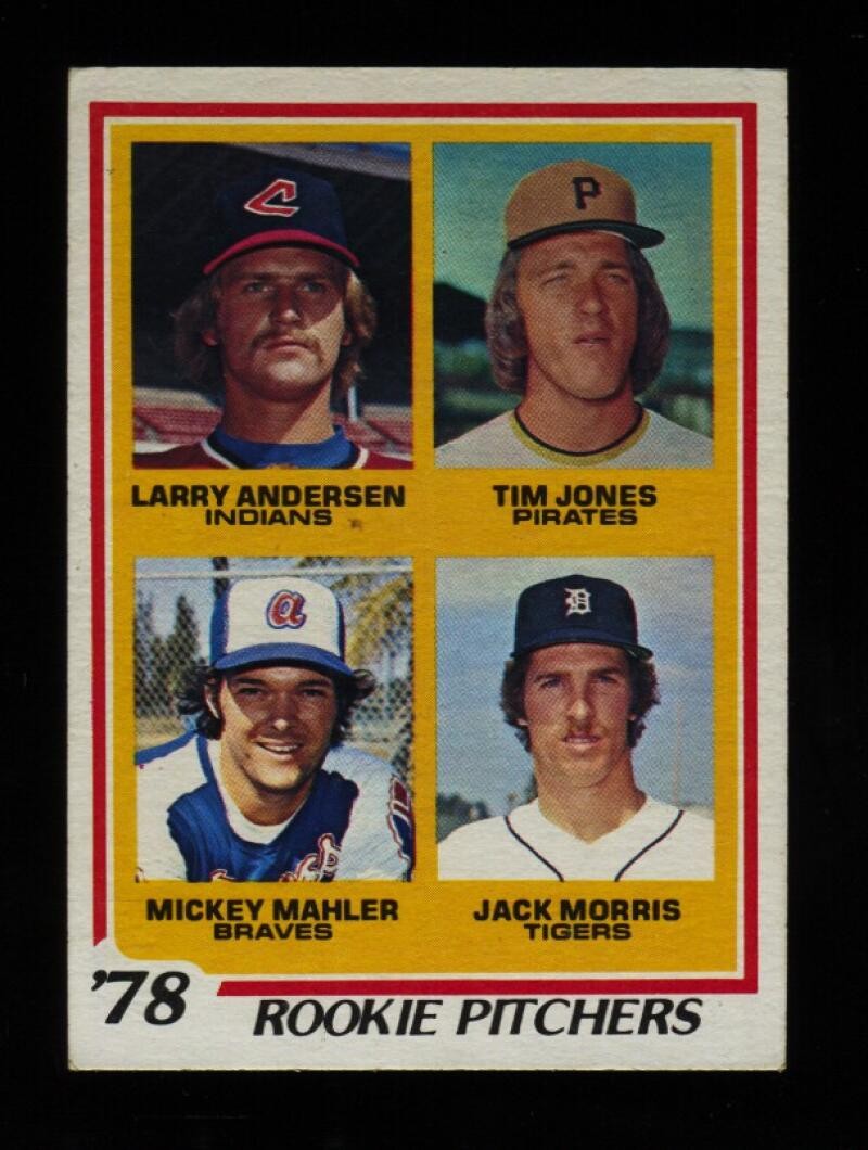 1978 TOPPS ROOKIE PITCHERS #703 JACK MORRIS TIGERS HOF EX-EXMT 006
