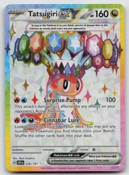 Tatsugiri ex 226/191 Surging Sparks Ultra Rare Holo