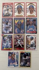 Topps Fleer Donruss Baseball Card Lot 11 Cards Ruben Sierra Texas Rangers MVP