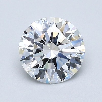 Round Brilliant Natural Diamond 6.41 x 6.49 x 3.93 1.01 Ct, E Grade, VS1 Clarity