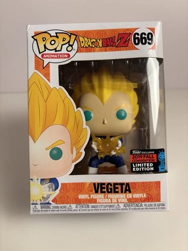 Funko POP! Dragon Ball Z: Vegeta #669 2019 NYCC Fall Convention Limited Edition