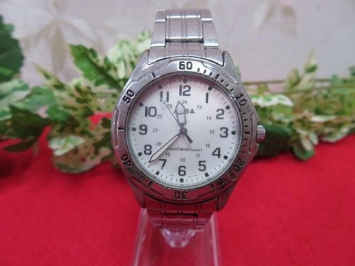 10 Men’s Working Watch Water Tested ALBA SEIKO  Bar V501-0DA0 Resist - vintagewatches.pk