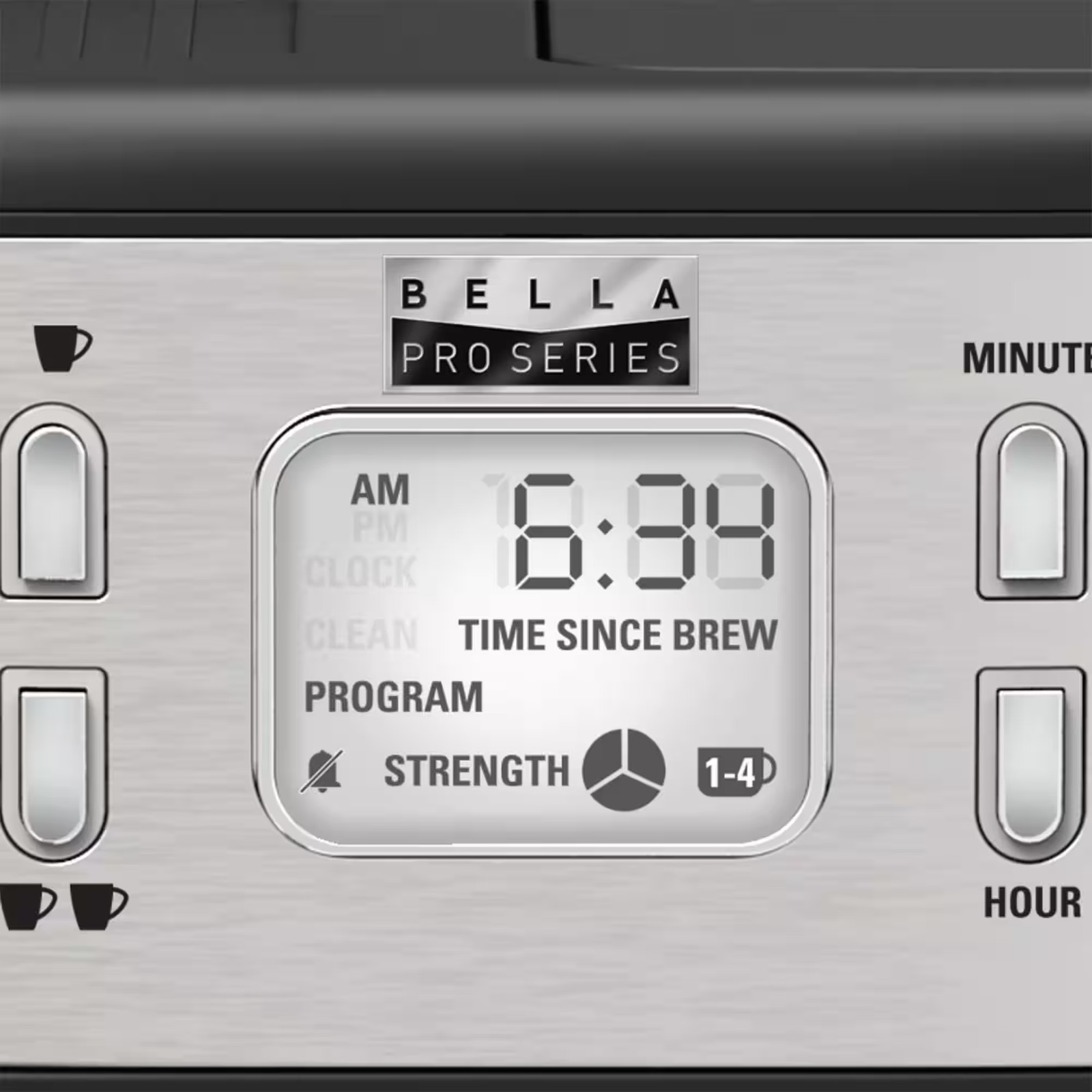 bella PRO - Combo 19-Bar Espresso & 10-Cup Drip Coffee Maker - Stainless Steel