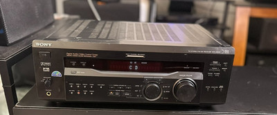 Sony STR DE845 Receiver Black 5 1 Dolby Digital DTS FM AM Used no remote