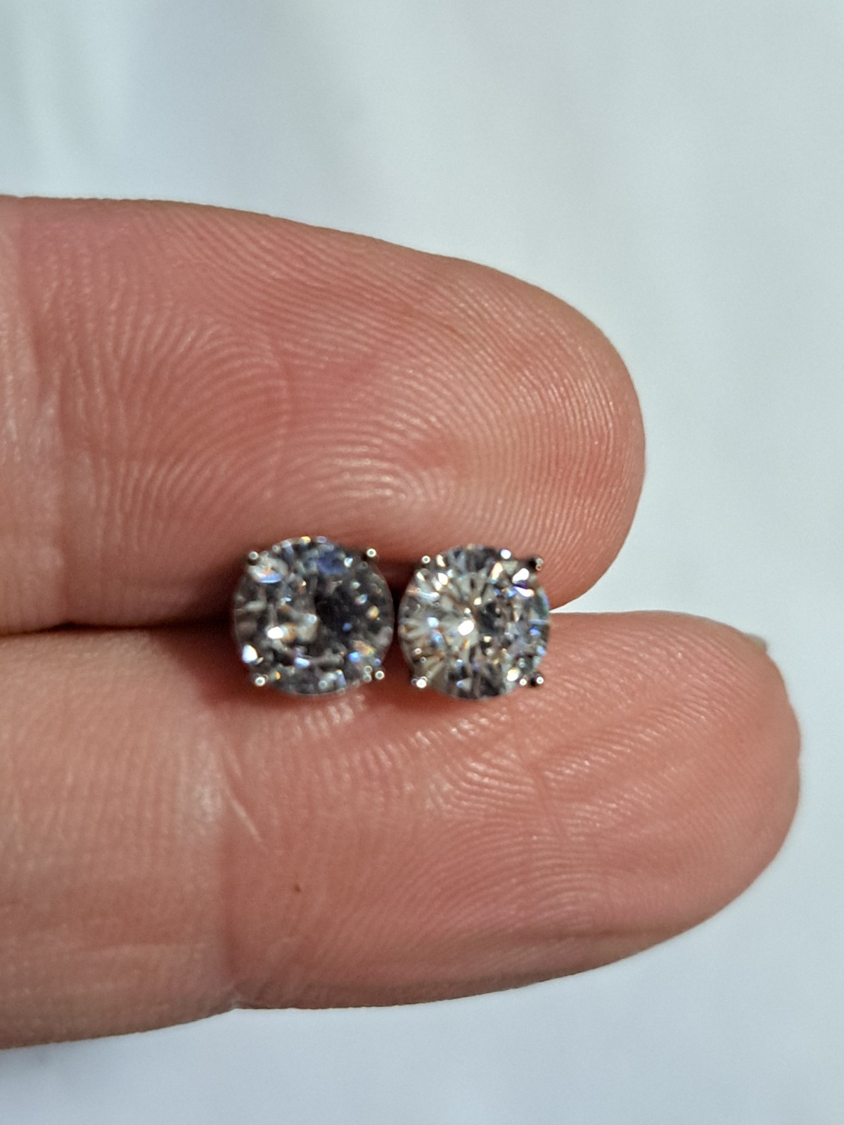 .75 Ct Simulated Diamond Solitaire Stud Earrings … - image 17