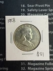 1958 Franklin Silver Half Dollar