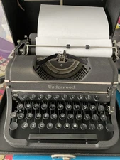 Underwood Antique Typewriter-Fully Restored