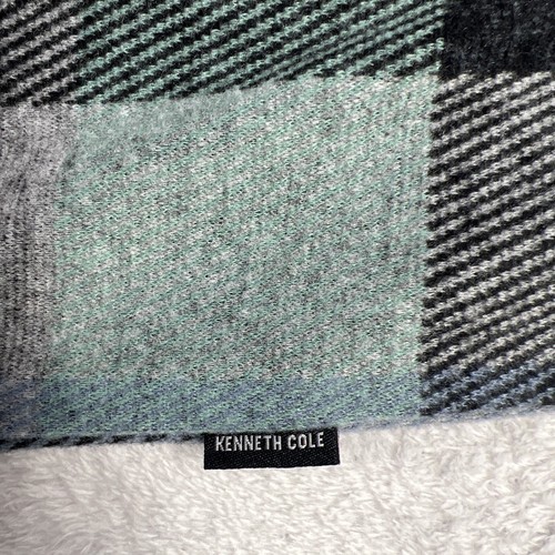 Kenneth Cole Slim Fit Super Soft Comfort Shirt Men S Blue Plaid NWT $79 - Picture 7 of 20