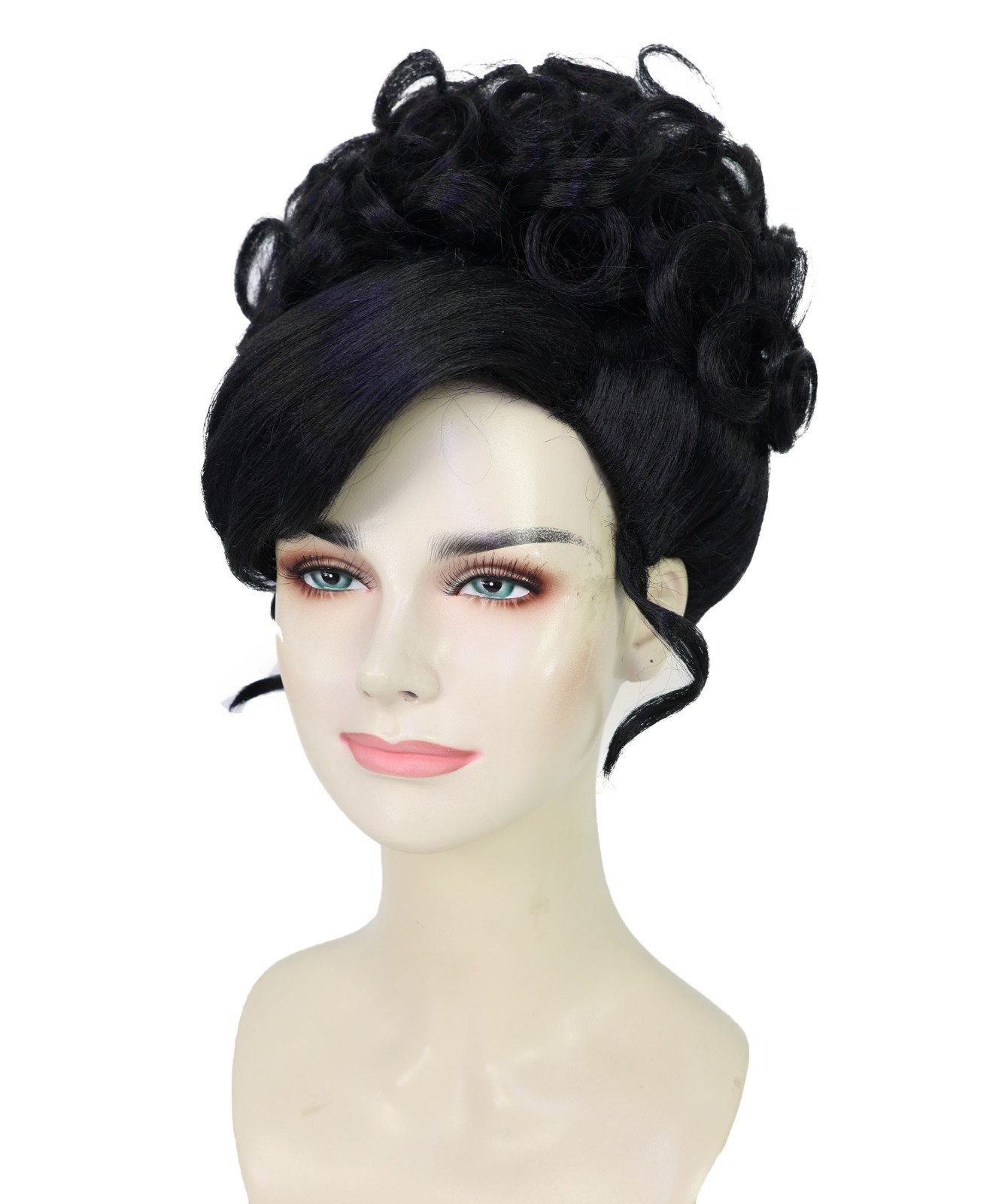 Adult Women's American Rapper Curly Updo High Fashion Wig, Multi Color Options