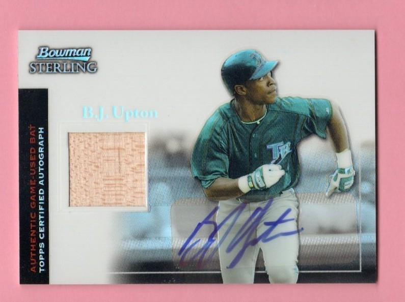 2004 Bowman Sterling Refractor B.J. Upton Auto #BS-BU #'ed183/199  (DRU)