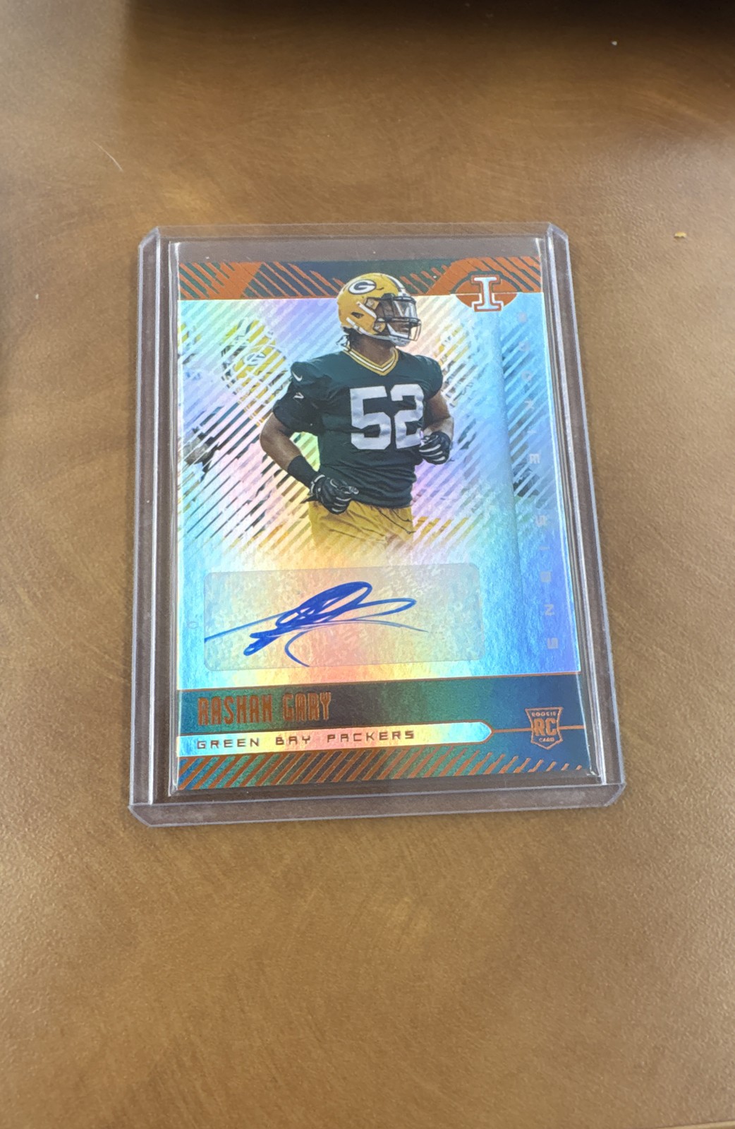 Rashan Gary Panini Illusions Rookie Signs #RAG Orange