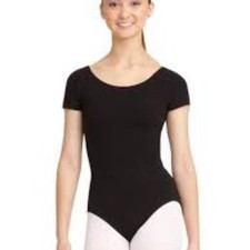 CAPEZIO Short Sleeve Leotard Size Large