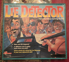 RARE The Original Lie Detector Board Game VINTAGE 1987 Pressman
