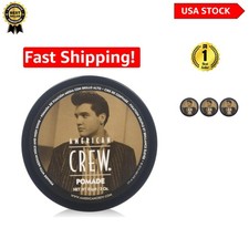 High Shine Men's Pomade 3oz Pack of 3 - Perfect for Curly and Straight Hair