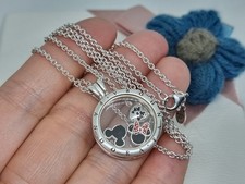 BOXED Genuine Pandora Medium Floating Locket Necklace With Charms   60cm 💕 
