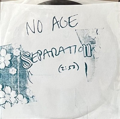 No Age Separation Serf To Serf 7 Inch Vinyl Excellent Post-Punk Art Rock