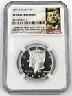 2001-S Kennedy Silver Proof Half 1/2 Dollar NGC PF70 ULTRA CAMEO 50c US Coin