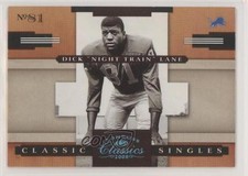 2008 Donruss Classics Classic Singles Platinum /25 Dick Lane Night Train 0w4w