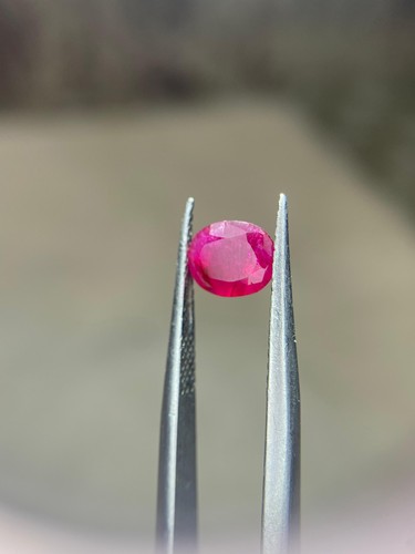 1.20ct | Natural Red Ruby Ovel Cut, Loose Gemstone | Jegdalak, Afghanistan. - Picture 10 of 20