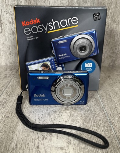 Kodak EasyShare M22 14MP Compact Digital Camera Blue Tested - Picture 5 of 10