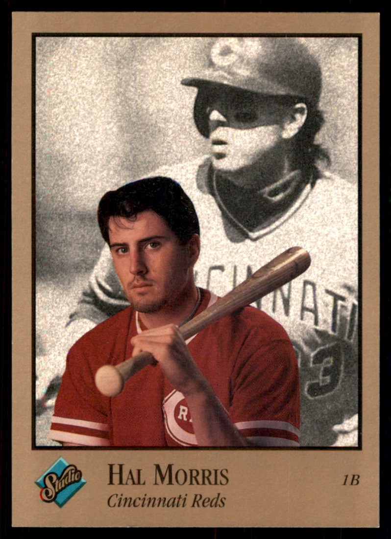 Hal Morris 1992 Studio #24 Cincinnati Reds MLB READ FREE SHIPPING AutographDen