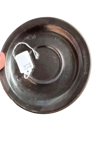 Iron Mountain Stoneware Basic Black Saucers 