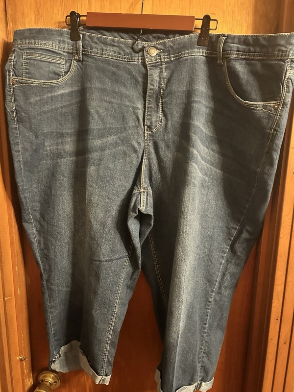 Women’s Faded Glory Denim Capri Pants Size 26 W