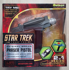 STAR TREK PHASER PISTOL "2 in 1" -  DIAMOND SELECT / ART ASYLUM OVP black handle