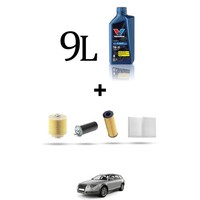 Hoffcar Servicekit 4 Filter Und 9L ÖL FüR Audi Allroad II (4FH) 2.7 TDI 120KW