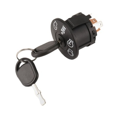 Ignition Switch 4 Position with Key for Ride On Lawn Mower Tractor 193351193