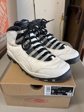 1994 Air Jordan 10 X Steel Toe Cap Original 130209 101 Not Sb Taiwan Pair