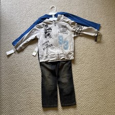 NWT 3 piece set: KENNETH COLE Reaction Boys 4T Hoodie, Long Sleeve Shirt  Jeans