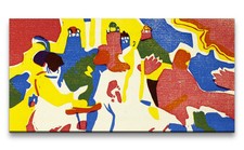 120x60cm Remaster Wassily Kandinsky weltberühmtes Wandbild Farbenfroh Zeitlos