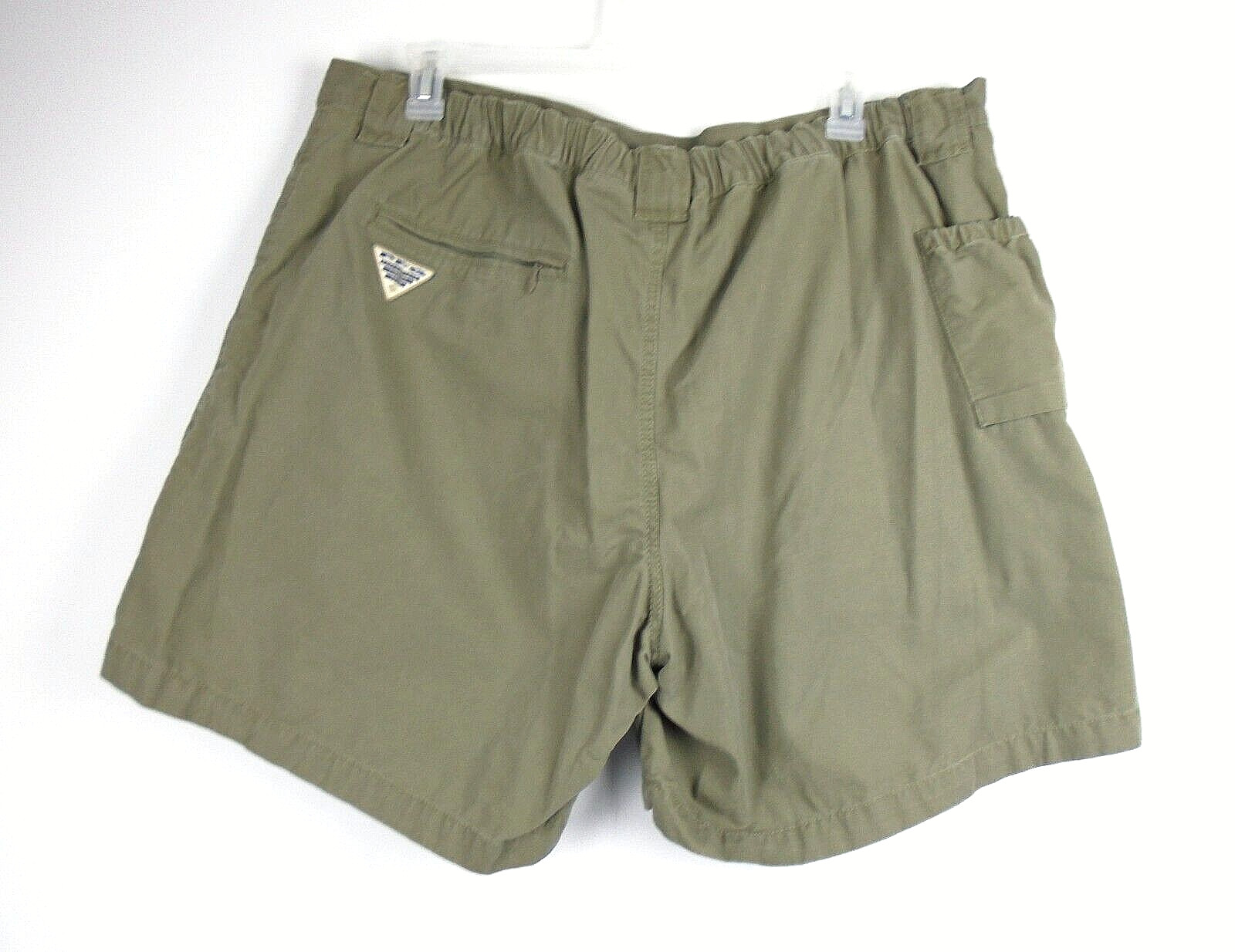 Columbia PFG Men's Fishing Cargo Shorts Khaki Size 2XL Gem