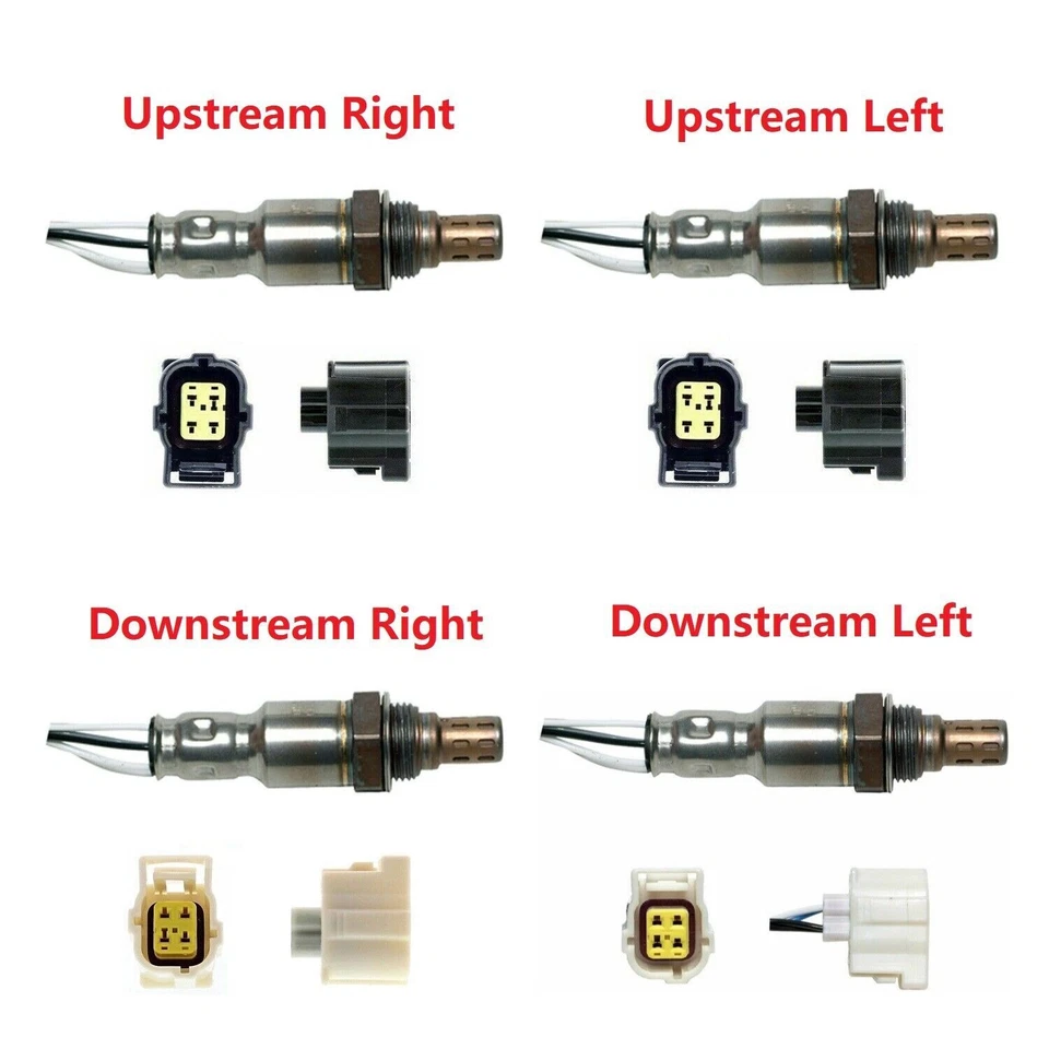 Set of 4 Oxygen O2 Sensors Fit For Ram 3500 6.4L V8 2014 2015 2016 2017 2018 NEW Foto 2 de 4