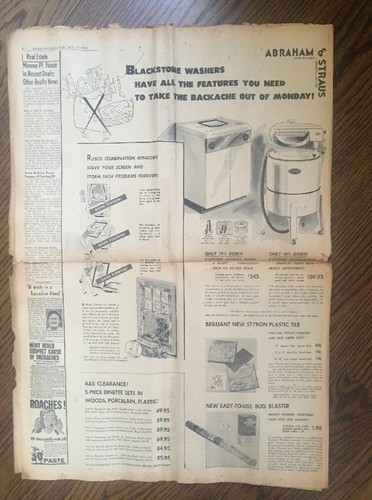 Babe Ruth Dies Death Brooklyn Eagle newspaper August 17 1948 ORIGINAL 8 Pages - 第 7/7 張圖片