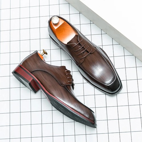 Zapatos Oxford para hombre Zapatos de vestir negros Zapatos de boda Zapatos de oficina Zapatos de negocios - Imagen 15 de 26