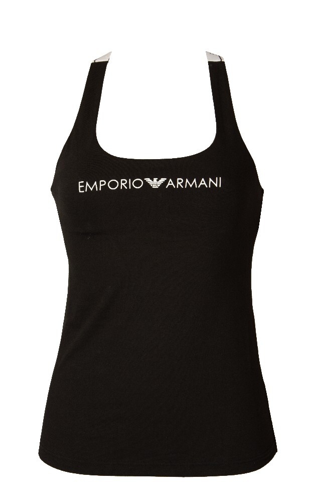 EMPORIO ARMANI women's tank top narrow shoulder cotton tank EMPORIO ARMANI women's tank top narrow shoulder cotton tank