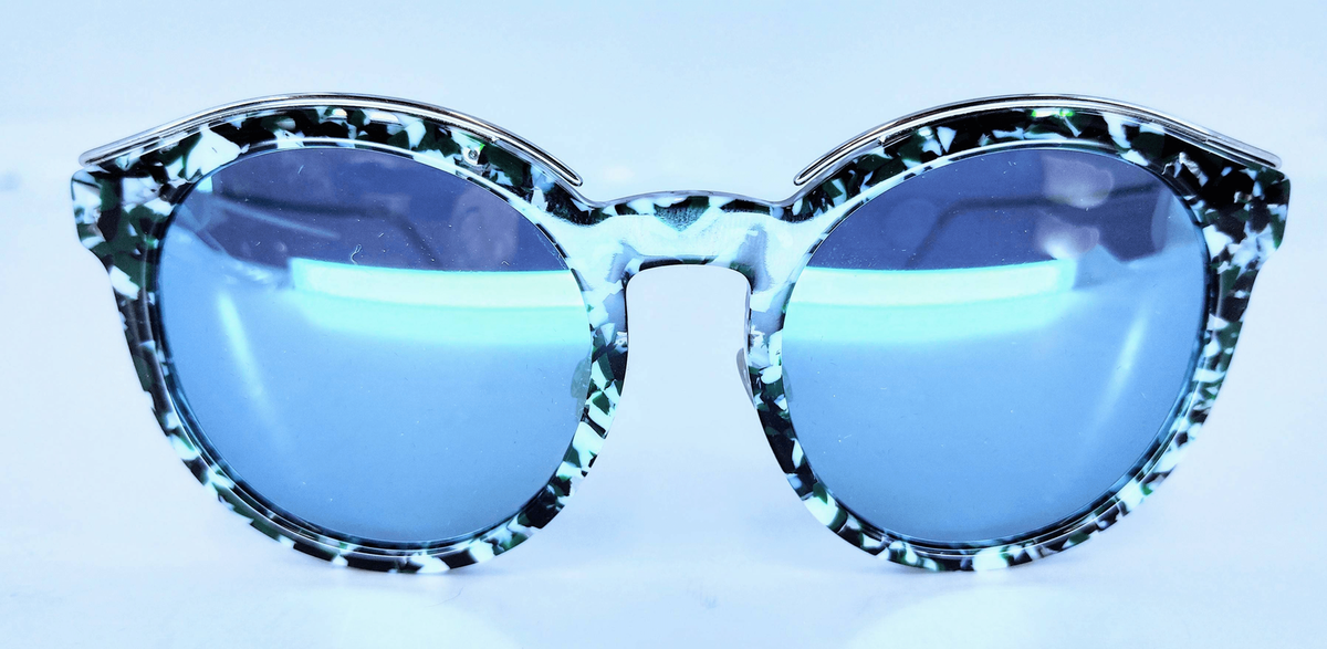 DIOR BY CHRISTIAN DIOR BLUE BLOSSOM DESIGNER SUNGLASSES NEW  display picture 3
