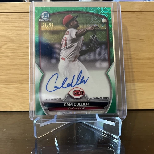 2023 Bowman Chrome Mega Cam Collier Auto Green /99 #BMA-CCR