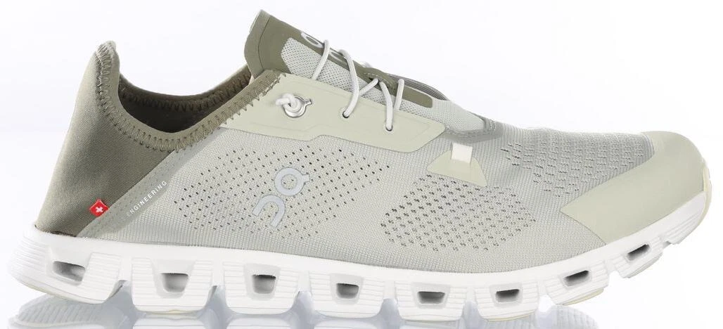 On Cloud 5 Glacier Reseda sneakers US 11 Mens lightweight Gray Olive Sole Shoes ON Cloud 5 Glacier Reseda for sale | eBay main image 2