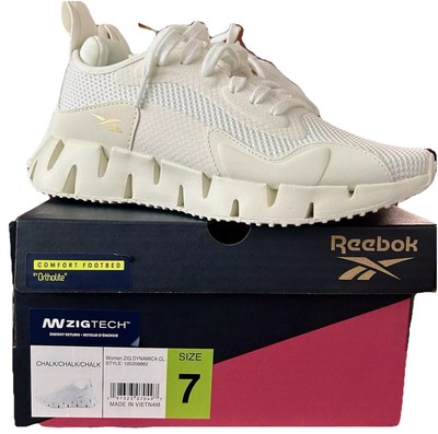 Reebok Zig Dynamica CL Chalk (Size 7)