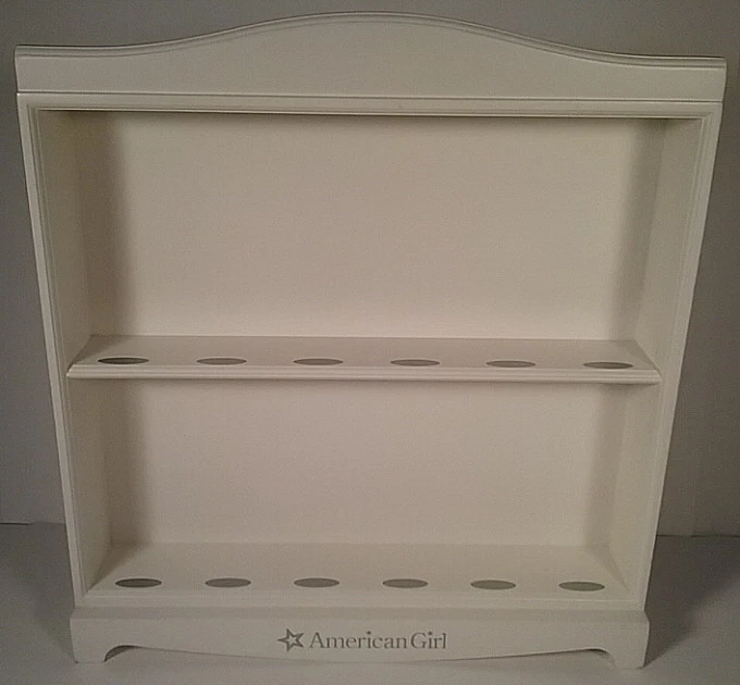 American girl mini hotsell doll display shelf
