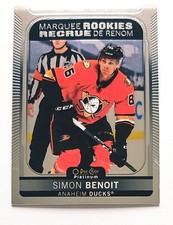 SIMON BENOIT 2021-22 O-Pee-Chee Platinum Marquee Rookies #235 Anaheim Ducks