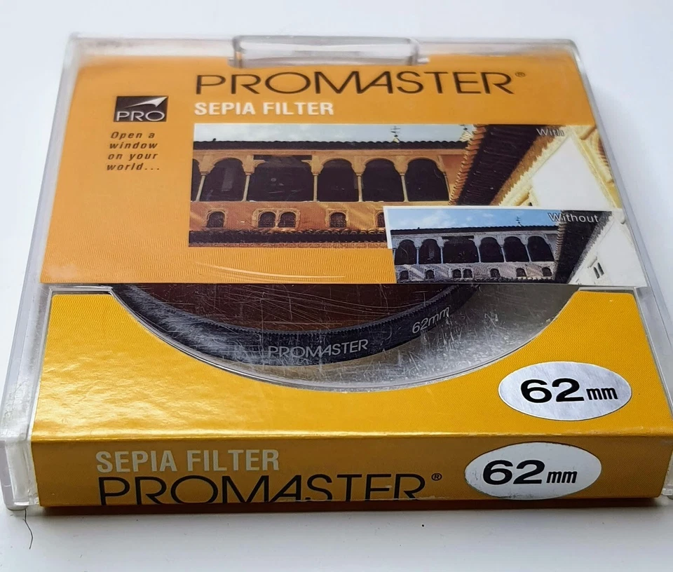 Pro 62mm Special Effect Sepia Lens Filter Old Tyme For Film Digital Black White - Image 4 of 4
