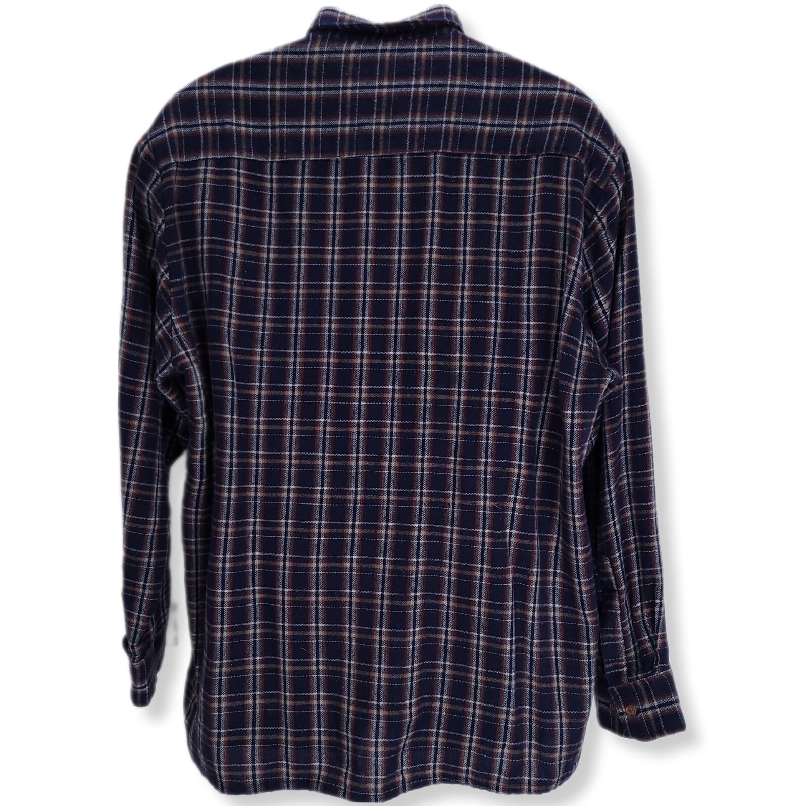 FILA Camicia di flanella Savile Row da uomo L multicolore a quadri manica lunga abbottonata