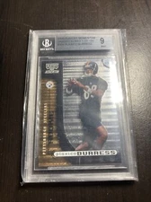 Plaxico Burress PLAYOFF MOMENTUM CARD 482/750 BECKETT 9 MINT NFL 2000 T12-42