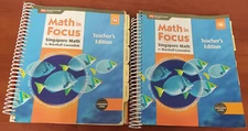 Math in Focus Singapore Math Grade 1 (1A and 1B) Teacher's Edition TE ~ 2015
