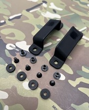 Black Injection Molded Canted Design Belt Loops for 1.75" Belts